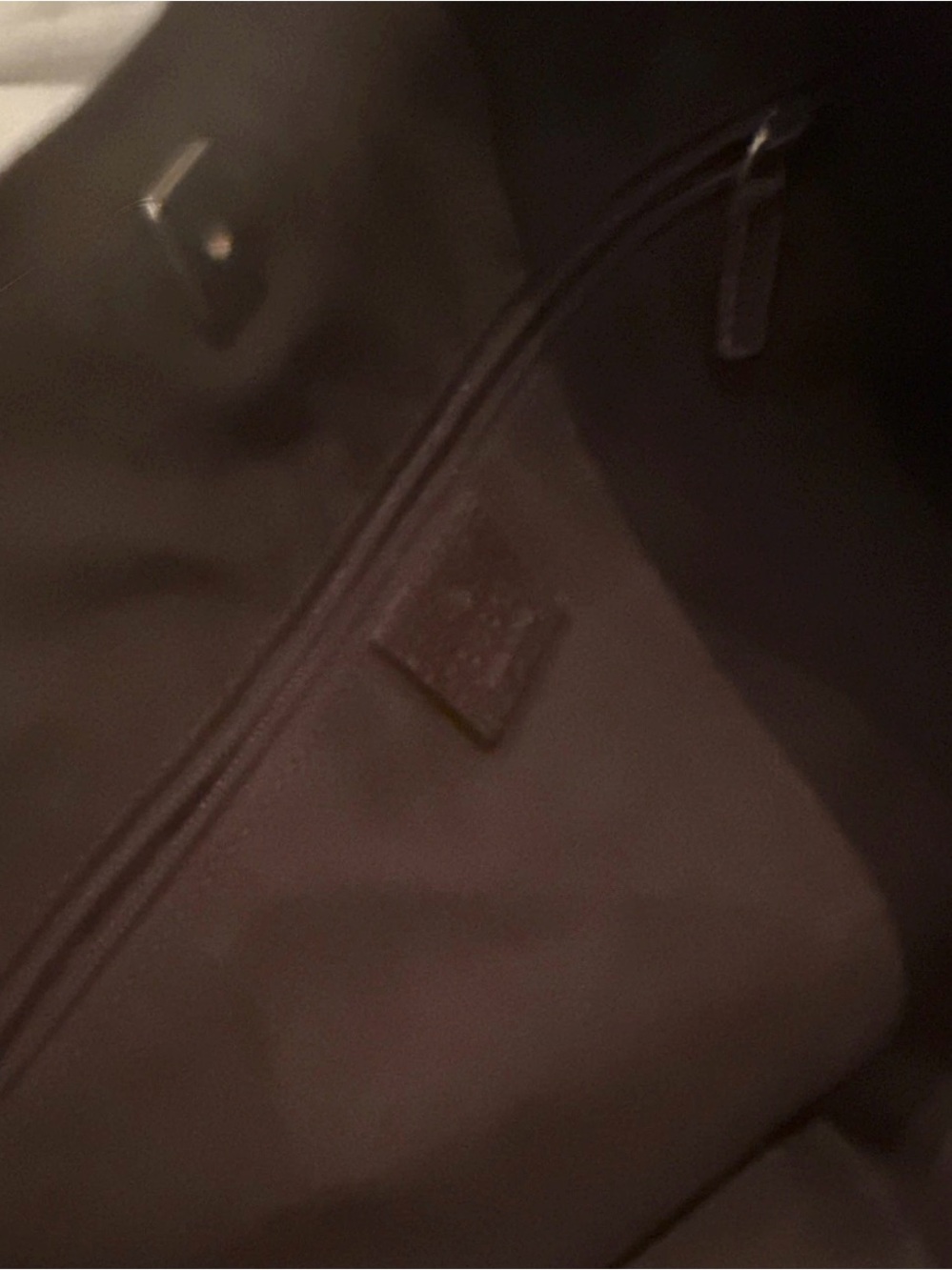 Gucci Beige Brown GG Canvas Tote with Leather Trim - Picture 11 of 11